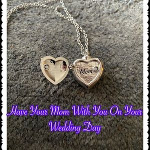 Mom Memorial Urn Necklace Wedding